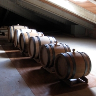 balsamic barrels in our attic